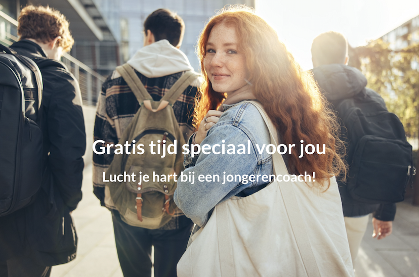 Gratis tijd speciaal voor jou - Lucht je hart bij een jongerencoach!